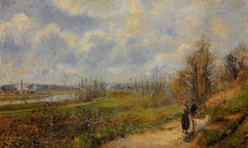 Camille Pissarro : The Pathway at Le Chou, Pontoise